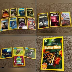 16 National Geographic Kids Book Collection - Vibrant Yellow Covers